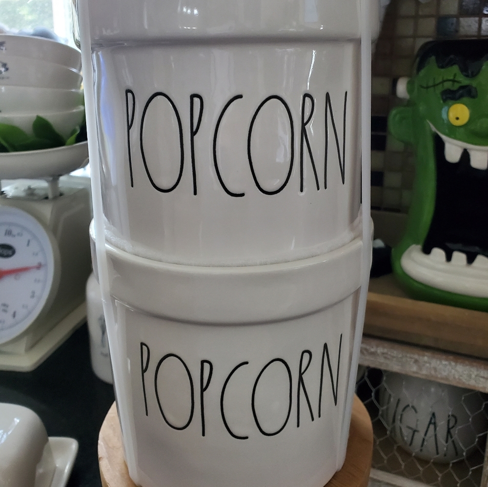 - Rae Dunn Popcorn Bowls